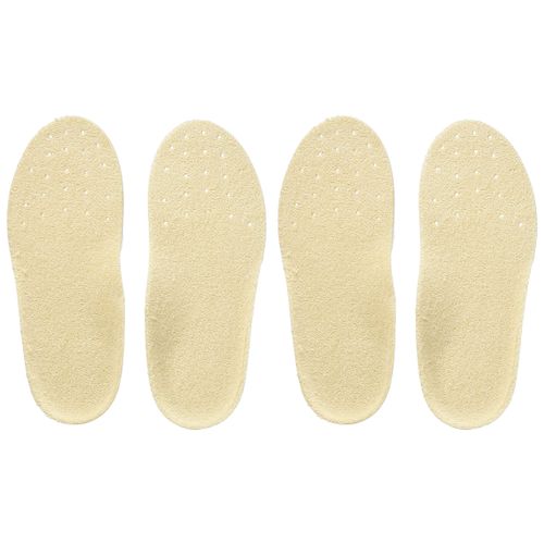 Actika Kids' Shoe Size Adjustment, Antibacterial Towel Material, Children's Sneakers, Cup Insoles, Set of 2, Kids Sneakers, beige