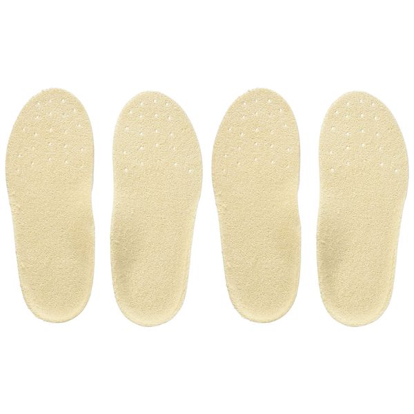 Actika Kids' Shoe Size Adjustment, Antibacterial Towel Material, Children's Sneakers, Cup Insoles, Set of 2, Kids Sneakers, beige