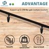 Heavy Duty Handrail Bracket Oil Rubbed Bronze Black, 3 Pack | HOWTOOL