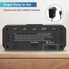 Peakeep Small Digital Alarm Clock Plug in for Bedrooms Bedside, Tiny Electric...