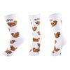 Squirrel Mine Mine Socks Animal Den,White/Grey/Black/Red,Medium