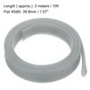 sourcing map Expandable Sleeving,1 9/16-inch 10ft Cable Sleeve, Gray