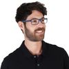 Oakley Men's Ox8081 Plank 2.0 Rectangular Prescription Eyewear Frames, Matte Translucent Blue/Demo Lens, 53 mm