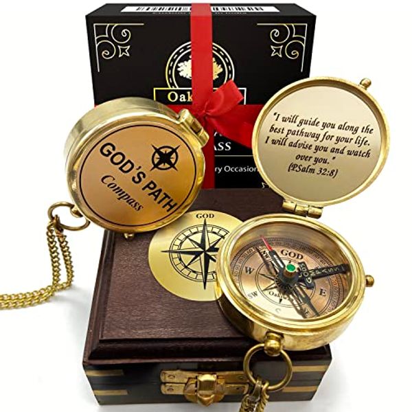 Personalized Christian good Gifts for Men, Christian Pocket Watch