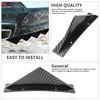 Rear Bumper Diffuser Lip Splitter Shark 4-Fins Spoiler For E90 E92 E93 330i 335i