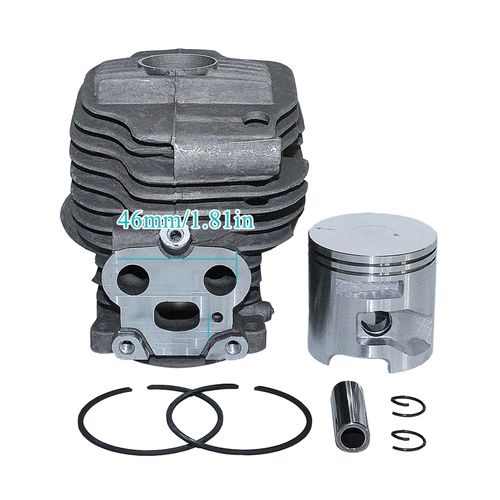 Atunee 51mm Cylinder Piston Kit for Husqvarna Power Cutter K760 II K760 Active II K770 Chainsaw with Gasket Replace 581476102 581476103