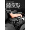 Leather Car Storage Bag Armrest Cushion Arm Rest Centre Console Box Cover Black