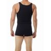Underworks Cotton Concealer Compression Tank Top, Medium, Black