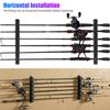 Fishing Rod Rack Vertical Holder Horizontal Wall Mount Boat Pole Stand Storage