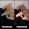 6 Colors Sparkle Flash Powder Glitter Mix Set Reflective Glitter Gel Nails