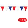 Red, White and Blue Outdoor Pennant Banner