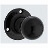 National Hardware N166-002 Decorative Knob Pull, Black - Quantity 5