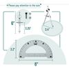 Mr. Pen- Metal Protractor and Metal Compass Set, Compass for Geometry, Geometry Set, Compasses, Protractor and Compass, Protractor for Geometry, Drawing Compass, Math Compass, Math Compass
