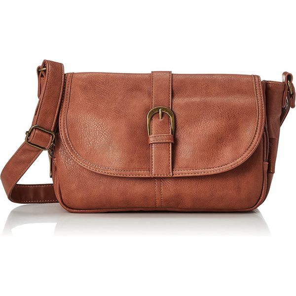 Legato Largo LG-E1411Z Shoulder Bag, A5, Multiple Storage, Camel