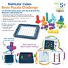 Learning Resources MathLink Cubes Brain Puzzle Challenge, 80 Pieces, Ages 5+, Linking Cubes, Connecting Cubes, Math Manipulative, Counting Cube