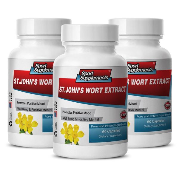 Binkgo Biloba Extract - St. John’s Wort Extract 475mg - Boost Stamina 3B