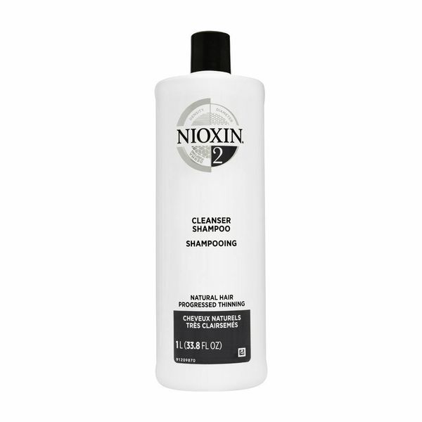 Nioxin Cleanser for Fine Hair System 2, Natural Hair Noticeably Thinning 33.8 oz