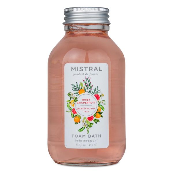Mistral Ruby Grapefruit Foam Bath, Organic Chamomile, 8.4 fl oz