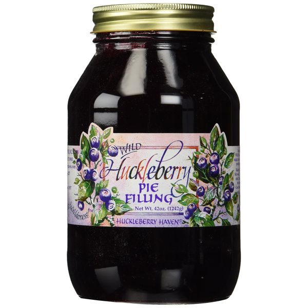 Wild Huckleberry Pie Filling Jar, 42oz