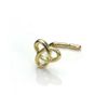 jewellerybox 9ct Gold Celtic Knot L Shaped Nose Stud/Studs/Pin/Irish/Piercing