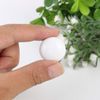 Sourcingmap Dormitory Round Bookcase Drawer Dresser Wardrobe Pull Handle Grip Knob 8pcs White