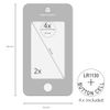 TOOLCRAFT LESEGLAS 2/4X + 4 LED