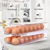Egg Holder for Fridge, Automatic Rolling Egg Container for Refrigerator, Stac...