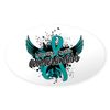 CafePress Interstitial Cystitis Awareness 16 Oval Car Bumper Sticker