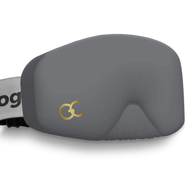 GogglesCover Premium Protective Ski and Snowboard goggles cover (Grey)