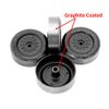 Pinewood Pro PRO Speed Wheels Lathed with Precision | Graphite-Coated for Smooth Racing | Engineered for Peak Race Day Performance | Track-Tested, Racer-Approved
