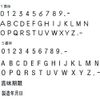 Techno Mark Uneven YC – Set of 4 (Numbers) K522
