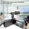 HD 1080p Digital Video Camera YouTube Live Stream Vlogging Recorder Microphone
