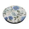Flowers White Blue Flower Floral Pattern PopSockets Adhesive PopGrip