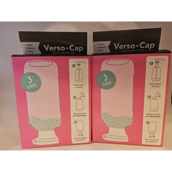 2-Home and Bathroom Bottle Emptying Cap - Convenient Flip Top 3 Pack - S/M/L