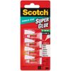 Scotch Super Glue Gel 4 Single Use Tubes (5 Pack)