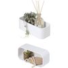 Tiger Wall Tray/Shower Basket, White, 25x11x8cm