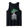 Square Root Pun with a Tree and Math Tank Top