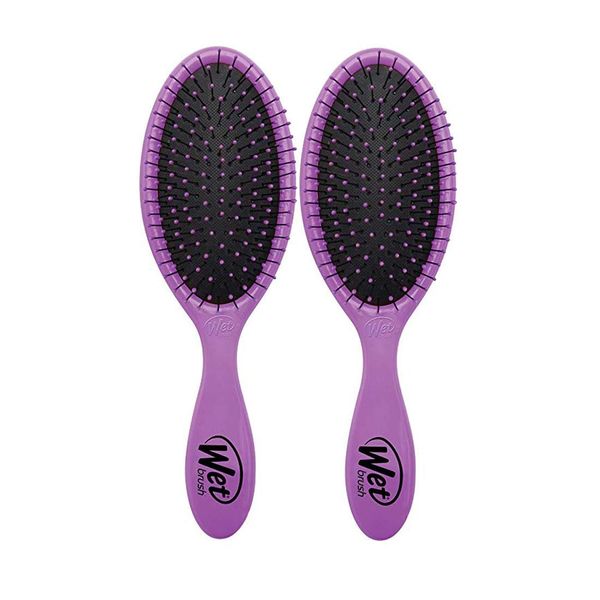 Wet Brush 2 x Original Detangler Hair Brush Purple