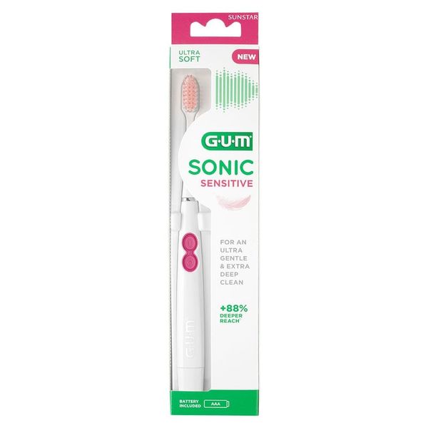 GUM Sonic Sensitive Ultra Soft Toothbrush 4101