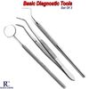Exam Pack Basic Diagnostic Instruments kit in Dentistry Dental Meriam Tweezers