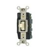 Leviton 20-Amp 120/277-Volt Toggle Double-Pole AC Quiet Switch, 1286-I, Ivory
