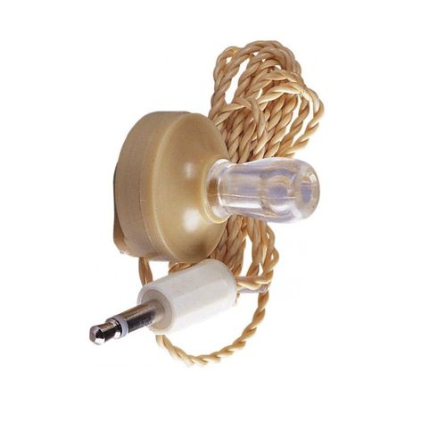Piezo Electric Crystal Earphone Sensitive High Impedance Ceramic Ear Piece 3.5mm for Transistor Radio/Crystal Radios DIY Electronics Projects 1/8 inch Audio Jack Connector Wire Piezoelectric Element
