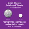 Webber Naturals Melatonin 3 mg Quick Dissolve, 90 Sublingual Tablets
