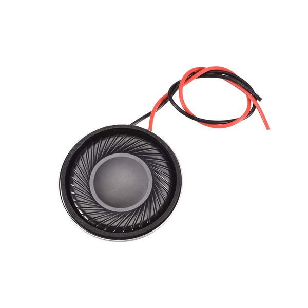 sourcing map 1W 8 Ohm Micro Internal Speaker Magnet Loudspeaker 28mm Dia with Wire