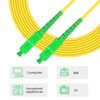 TUTOOLS Fiber Optic Jumper Cable Single Mode Extension Patch Cord(25M)