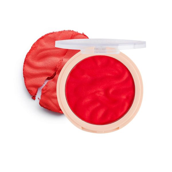 Revolution Beauty, Blusher Reloaded, Pressed Powder Face Blusher, Highly Pigmented & Long Lasting Formula, Pop My Cherry, 0.26 Oz.