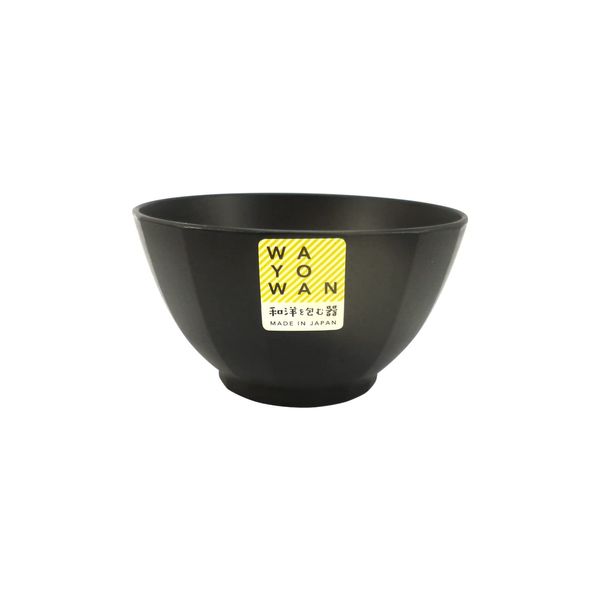 Asahi Koyo WAYOWAN AZ16-32 Bowl, Small Bowl, Square Shape, Dark Tea, 1 Piece, Made in Japan, Dishwasher Safe, Microwave Safe, Fits in Hands