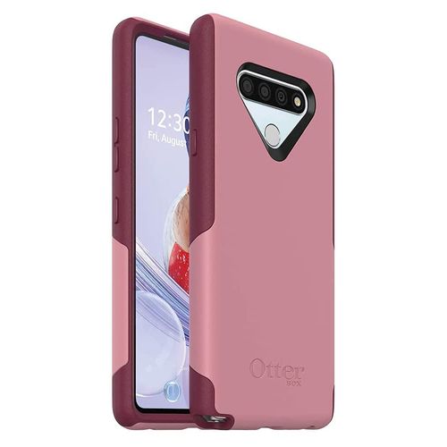 OtterBox Commuter Series LITE Case for LG STYLO 6 - Cupids Way (ROSEMARINE Pink/RED Plum)