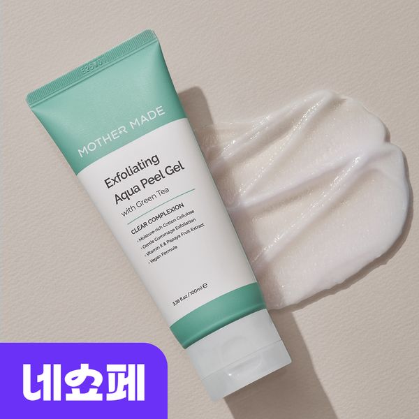 [Guaranteed Arrival] Mothermade Exfoliating Aqua Green Tea Peeling Gel 100ml (Facial Exfoliation Gommage Peeling Gel Scrub Peeling)