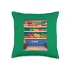 Organic Grocery Produce Throw Pillow